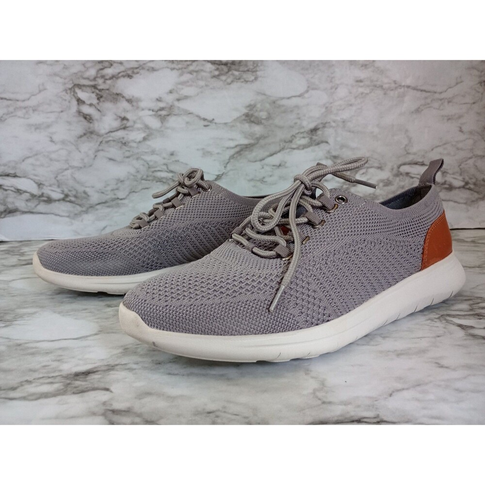 Johnston & Murphy Grey Knit Sneakers Shoes Size 6M